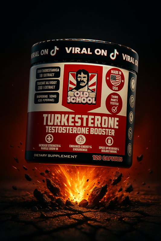 TURKESTERONA OLD SCHOOL 2×1 – Vitalidad masculina, deseo renovado y energía real!