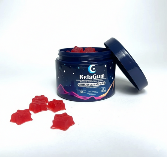 Duerme Mejor Cada Noche con RelaGum™ — Relajación Natural y Descanso Profundo