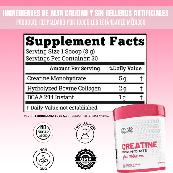 Creatina Pro Max™ Más fuerza, más volumen, más resultados